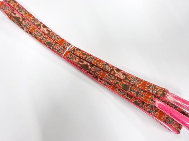 未使用品　正絹　手組帯締め